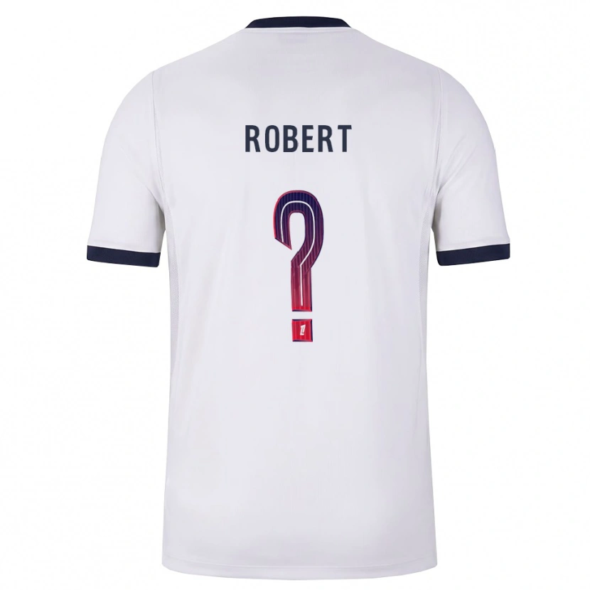 Danxen Herren Laure Robert #0 Weiß Schwarz Rot Auswärtstrikot Trikot 2026/27 T-Shirt