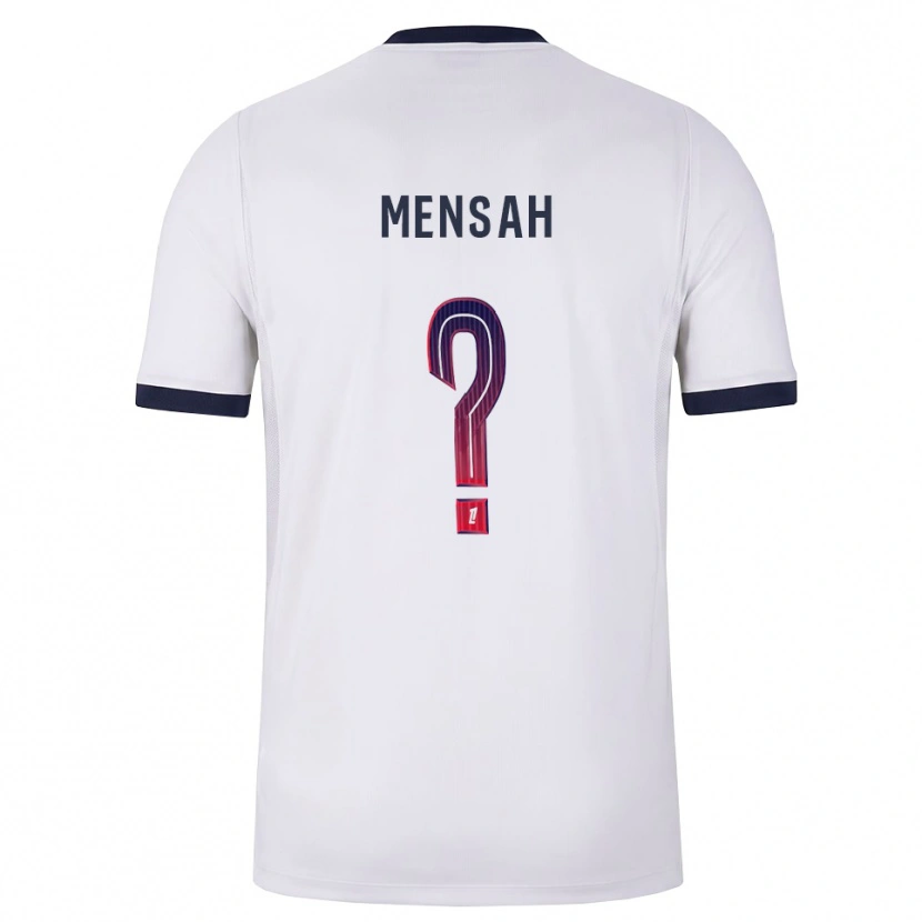 Danxen Herren Isaac Mensah #0 Weiß Schwarz Rot Auswärtstrikot Trikot 2026/27 T-Shirt