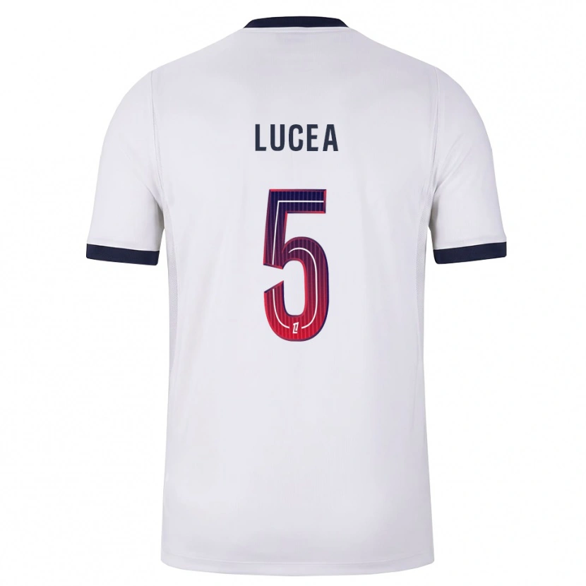 Danxen Herren Dimitri Lucea #5 Weiß Schwarz Rot Auswärtstrikot Trikot 2026/27 T-Shirt