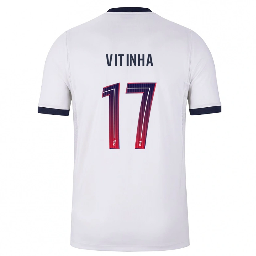 Danxen Herren Vítor Machado Ferreira #17 Weiß Schwarz Rot Auswärtstrikot Trikot 2026/27 T-Shirt