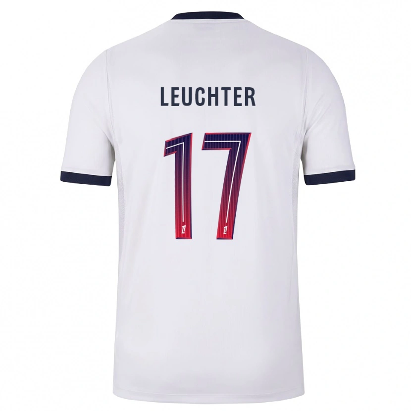 Danxen Herren Romée Leuchter #17 Weiß Schwarz Rot Auswärtstrikot Trikot 2026/27 T-Shirt