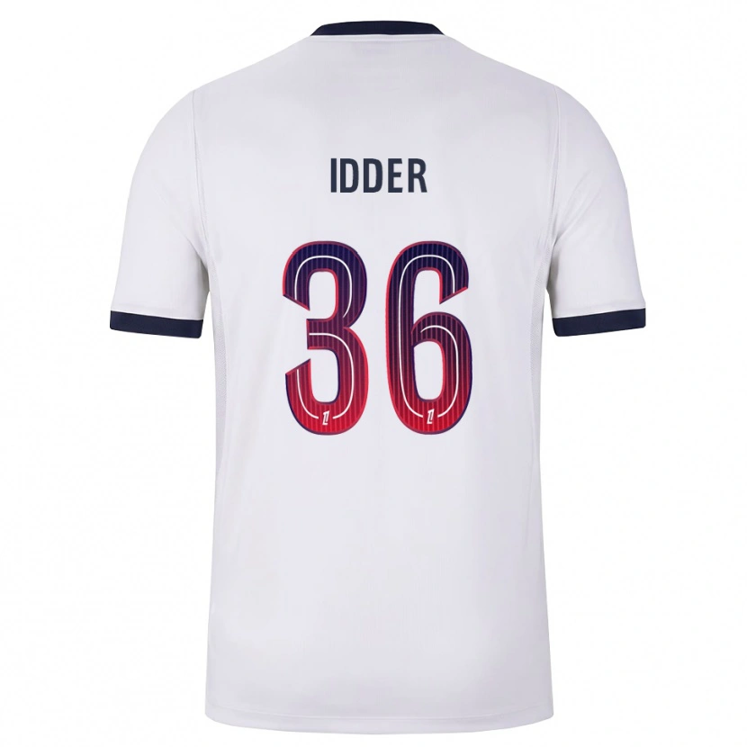 Danxen Herren Younes Idder #36 Weiß Schwarz Rot Auswärtstrikot Trikot 2026/27 T-Shirt