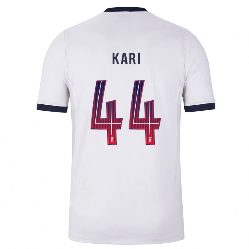 Danxen Herren Ayman Kari #44 Weiß Schwarz Rot Auswärtstrikot Trikot 2026/27 T-Shirt