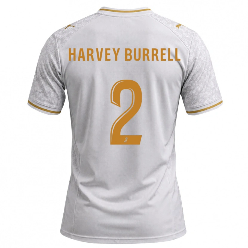 Danxen Herren Ezeckiel Zola Ngundu #2 Weiß Grau Goldrute Auswärtstrikot Trikot 2026/27 T-Shirt