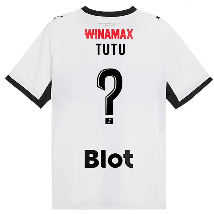 Danxen Herren Gabriel Tutu #0 Schwarz Weiß Rot Auswärtstrikot Trikot 2026/27 T-Shirt