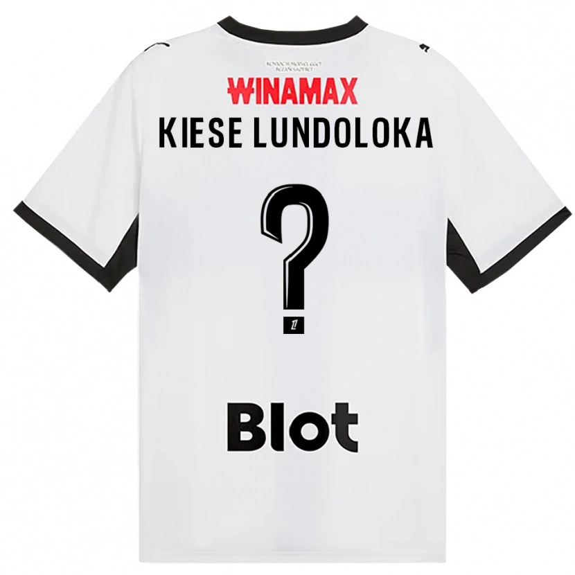 Danxen Herren Jeanslor Kiese Lundoloka #0 Schwarz Weiß Rot Auswärtstrikot Trikot 2026/27 T-Shirt