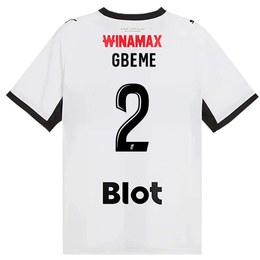 Danxen Herren Mervin Gbeme #2 Schwarz Weiß Rot Auswärtstrikot Trikot 2026/27 T-Shirt