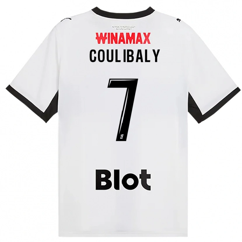 Danxen Herren Boukary Coulibaly #7 Schwarz Weiß Rot Auswärtstrikot Trikot 2026/27 T-Shirt