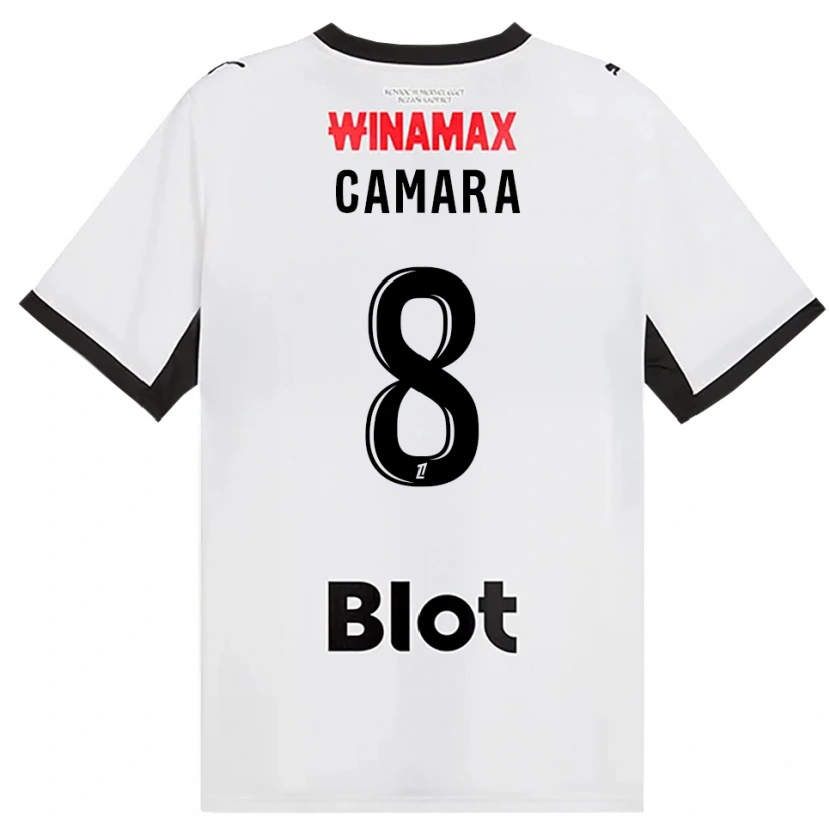 Danxen Herren Yaya Camara #8 Schwarz Weiß Rot Auswärtstrikot Trikot 2026/27 T-Shirt