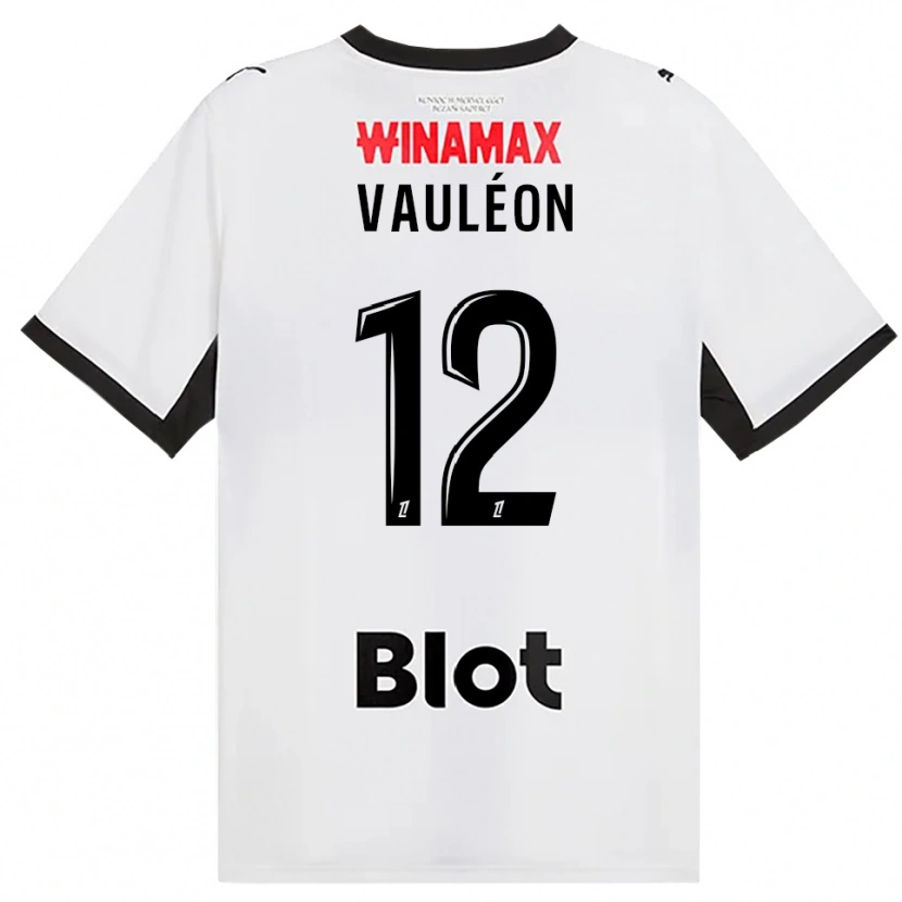 Danxen Herren Antoine Vauléon #12 Schwarz Weiß Rot Auswärtstrikot Trikot 2026/27 T-Shirt