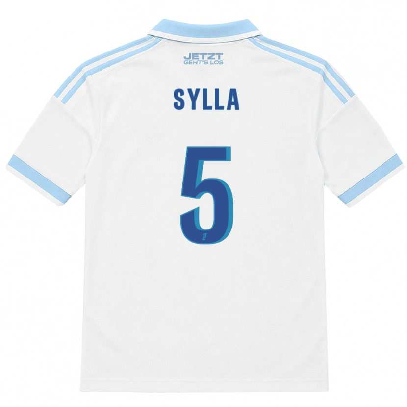 Danxen Herren Abakar Sylla #5 Hellblau Weiß Rot Auswärtstrikot Trikot 2026/27 T-Shirt