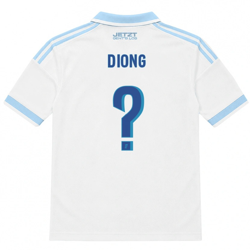 Danxen Herren Pape Diong #0 Hellblau Weiß Rot Auswärtstrikot Trikot 2026/27 T-Shirt