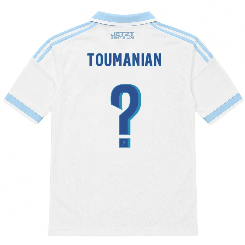 Danxen Herren Anthony Toumanian #0 Hellblau Weiß Rot Auswärtstrikot Trikot 2026/27 T-Shirt