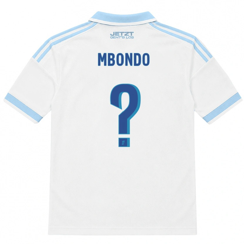 Danxen Herren Fredy André Mbondo #0 Hellblau Weiß Rot Auswärtstrikot Trikot 2026/27 T-Shirt