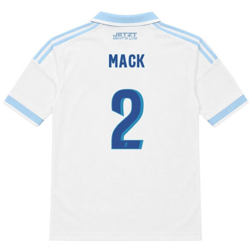 Danxen Herren Hugo Mack #2 Hellblau Weiß Rot Auswärtstrikot Trikot 2026/27 T-Shirt