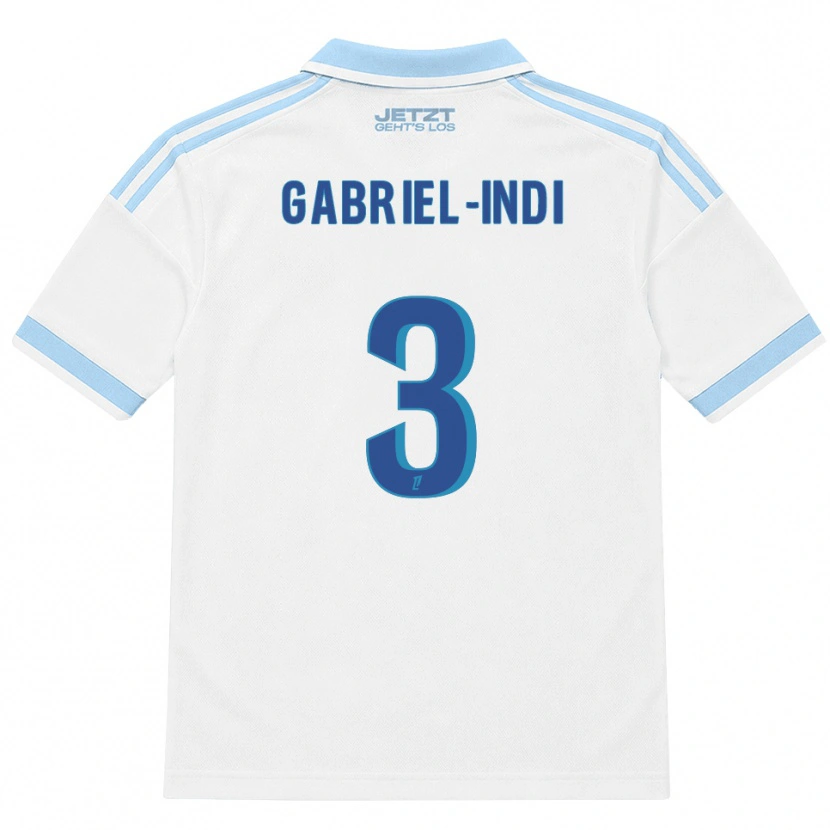 Danxen Herren Amizade Gabriel-Indi #3 Hellblau Weiß Rot Auswärtstrikot Trikot 2026/27 T-Shirt