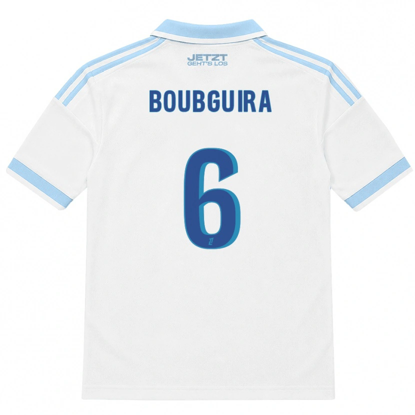 Danxen Herren Fahim Boubguira #6 Hellblau Weiß Rot Auswärtstrikot Trikot 2026/27 T-Shirt