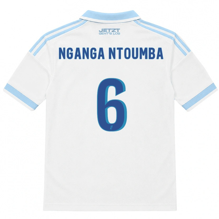 Danxen Herren Monfils Nganga Ntoumba #6 Hellblau Weiß Rot Auswärtstrikot Trikot 2026/27 T-Shirt