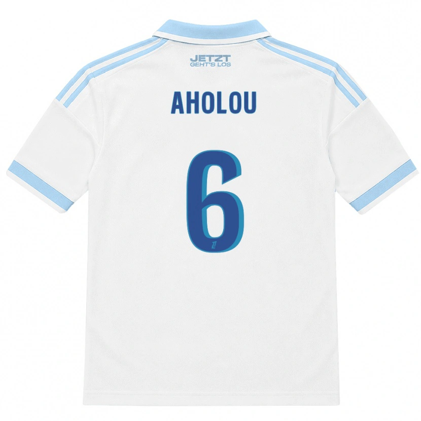 Danxen Herren Jean-Eudes Aholou #6 Hellblau Weiß Rot Auswärtstrikot Trikot 2026/27 T-Shirt