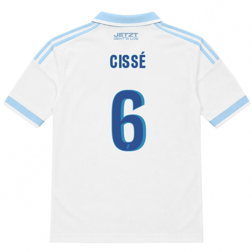 Danxen Herren Amadou Cissé #6 Hellblau Weiß Rot Auswärtstrikot Trikot 2026/27 T-Shirt