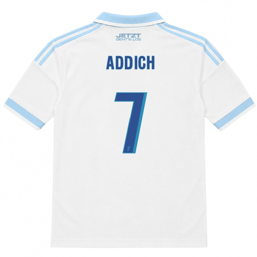 Danxen Herren Yanis Addich #7 Hellblau Weiß Rot Auswärtstrikot Trikot 2026/27 T-Shirt