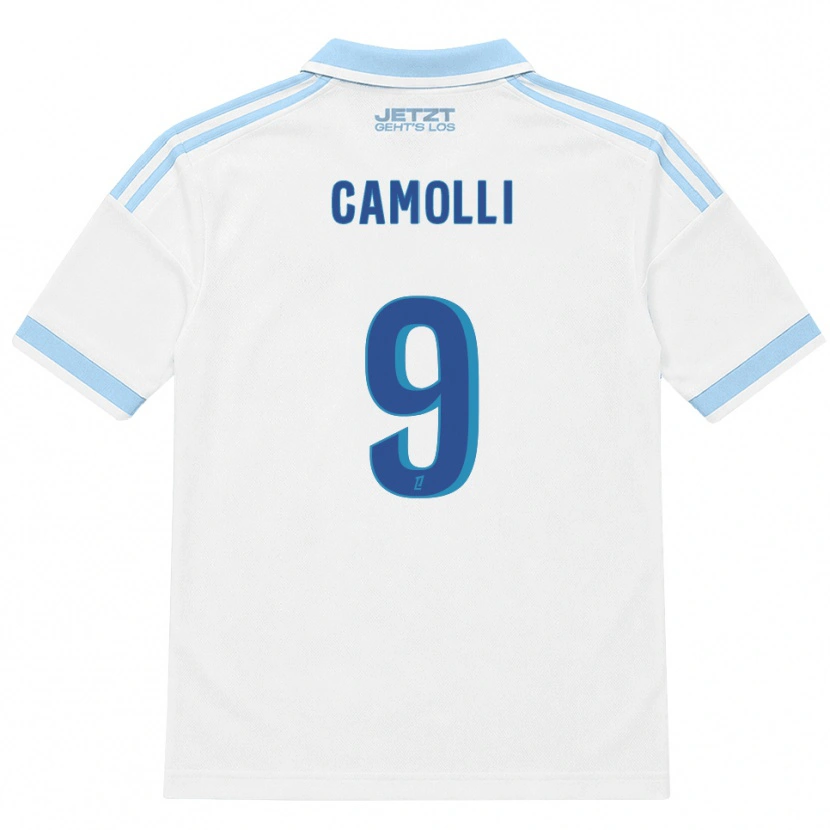 Danxen Herren Benjamin Camolli #9 Hellblau Weiß Rot Auswärtstrikot Trikot 2026/27 T-Shirt