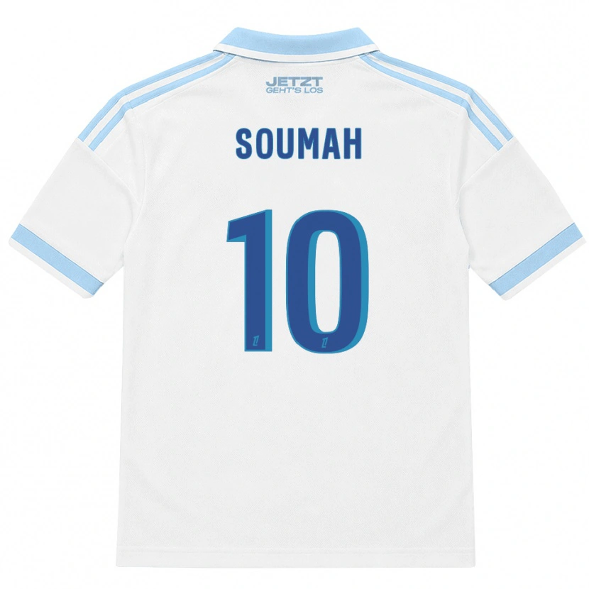 Danxen Herren Mohamed Soumah #10 Hellblau Weiß Rot Auswärtstrikot Trikot 2026/27 T-Shirt