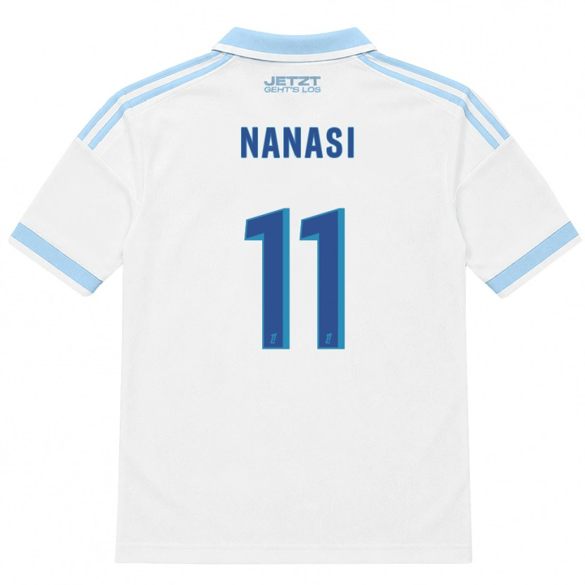 Danxen Herren Sebastian Nanasi #11 Hellblau Weiß Rot Auswärtstrikot Trikot 2026/27 T-Shirt