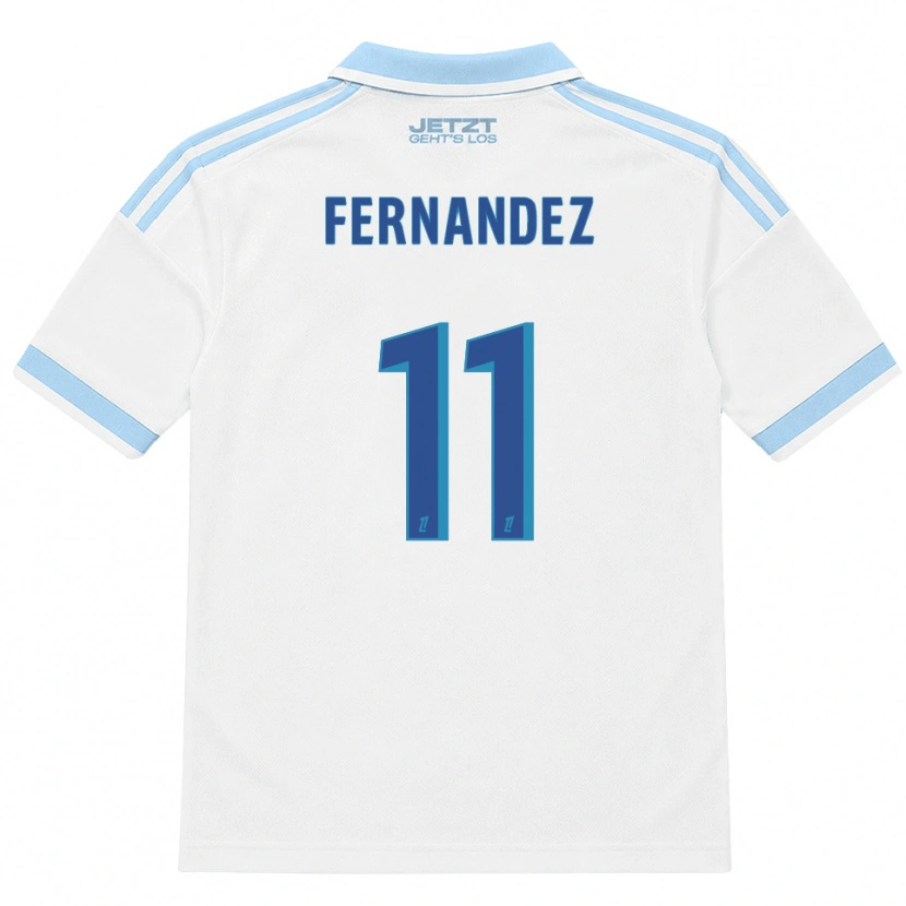 Danxen Herren Elies Araar Fernandez #11 Hellblau Weiß Rot Auswärtstrikot Trikot 2026/27 T-Shirt