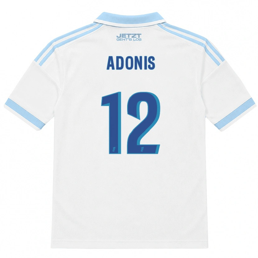 Danxen Herren Erwan Adonis #12 Hellblau Weiß Rot Auswärtstrikot Trikot 2026/27 T-Shirt