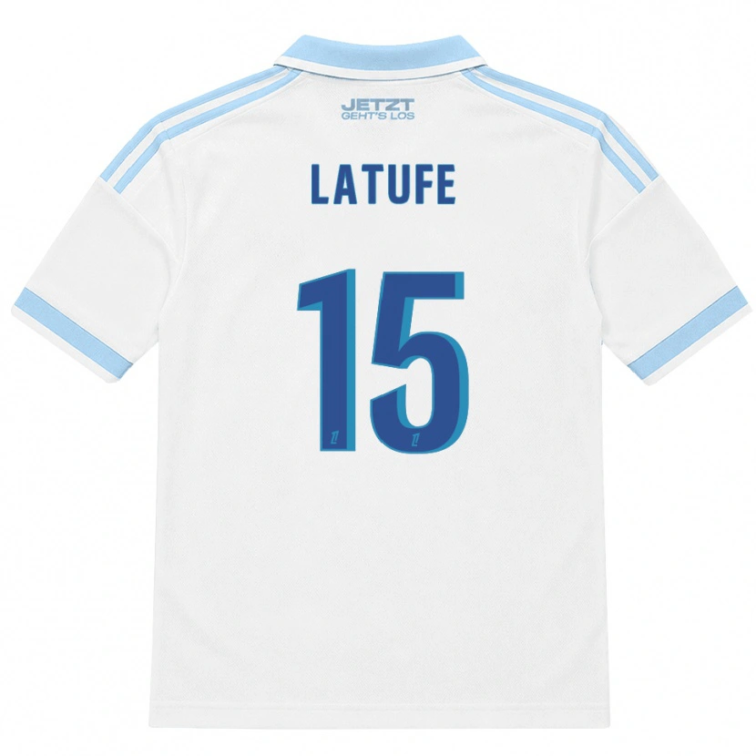 Danxen Herren Latufe Assoumani #15 Hellblau Weiß Rot Auswärtstrikot Trikot 2026/27 T-Shirt
