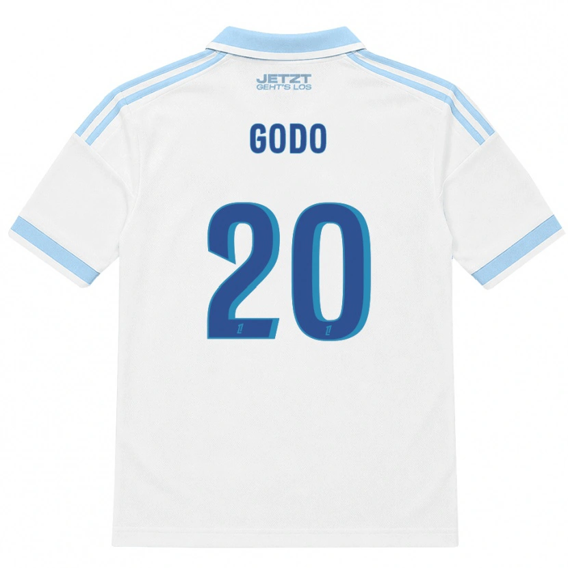 Danxen Herren Martial Godo #20 Hellblau Weiß Rot Auswärtstrikot Trikot 2026/27 T-Shirt