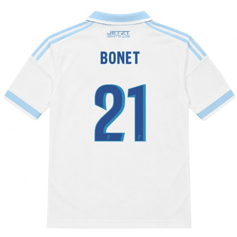 Danxen Herren Élise Bonet #21 Hellblau Weiß Rot Auswärtstrikot Trikot 2026/27 T-Shirt