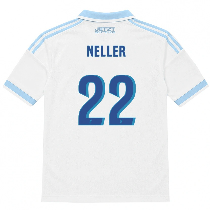Danxen Herren Chloé Neller #22 Hellblau Weiß Rot Auswärtstrikot Trikot 2026/27 T-Shirt