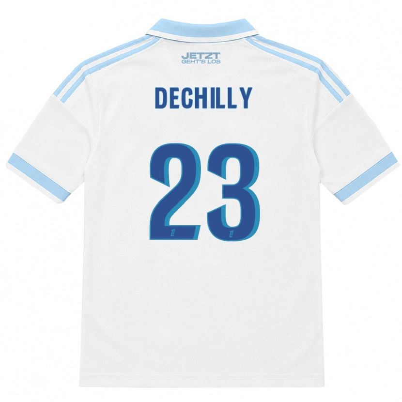 Danxen Herren Pauline Dechilly #23 Hellblau Weiß Rot Auswärtstrikot Trikot 2026/27 T-Shirt
