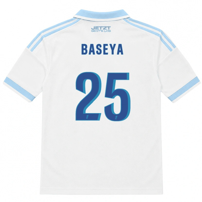 Danxen Herren Steven Baseya #25 Hellblau Weiß Rot Auswärtstrikot Trikot 2026/27 T-Shirt