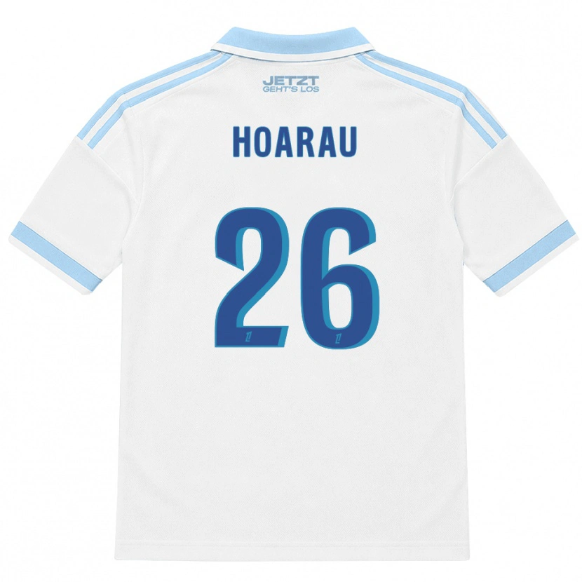 Danxen Herren Fanny Hoarau #26 Hellblau Weiß Rot Auswärtstrikot Trikot 2026/27 T-Shirt