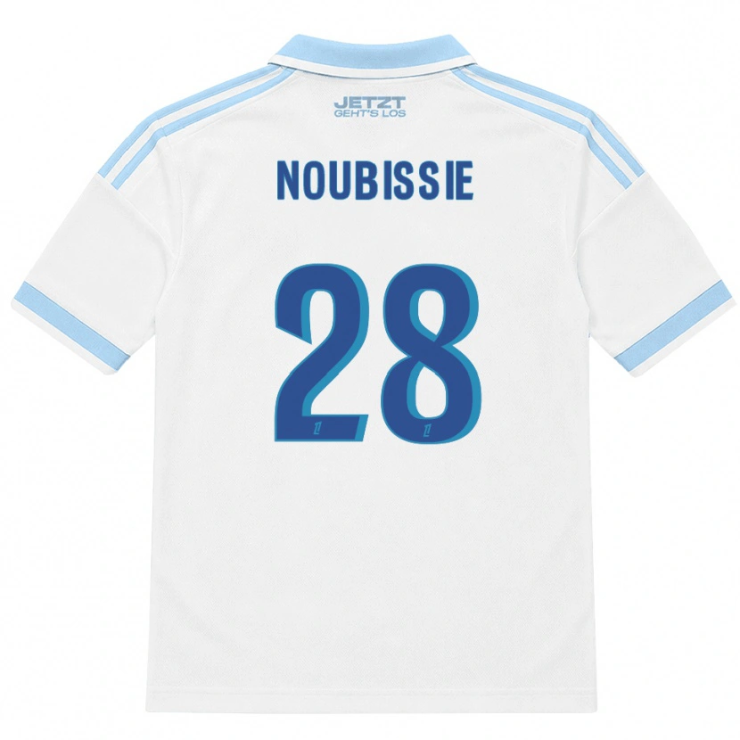 Danxen Herren Tyrese Noubissie #28 Hellblau Weiß Rot Auswärtstrikot Trikot 2026/27 T-Shirt