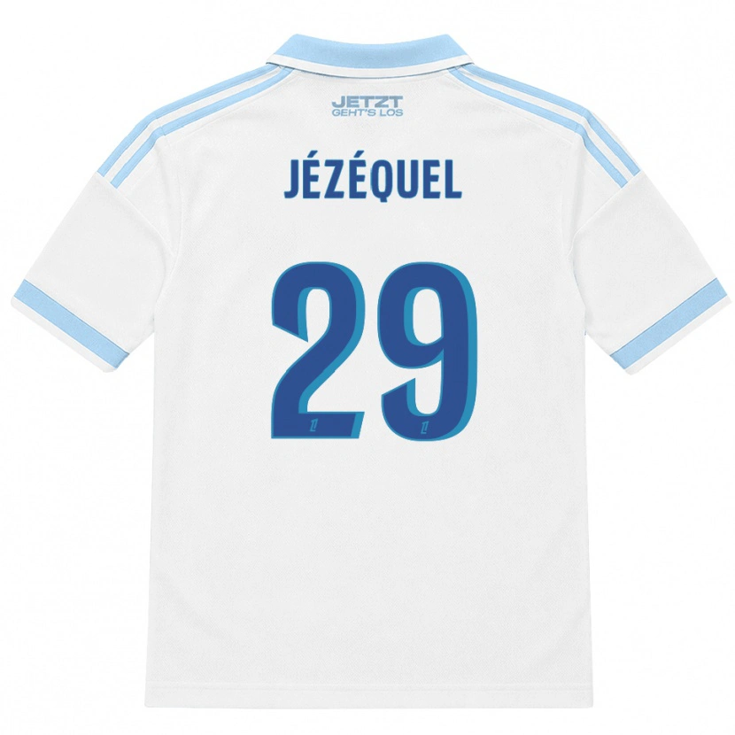 Danxen Herren Emmy Jézéquel #29 Hellblau Weiß Rot Auswärtstrikot Trikot 2026/27 T-Shirt