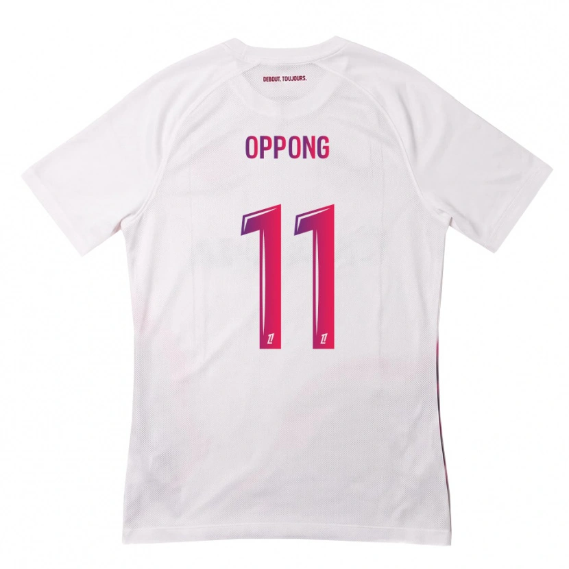 Danxen Herren Sion Oppong #11 Weiß Pink Lila Auswärtstrikot Trikot 2026/27 T-Shirt