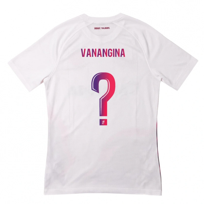 Danxen Herren Mechack Niombo Vanangina #0 Weiß Pink Lila Auswärtstrikot Trikot 2026/27 T-Shirt