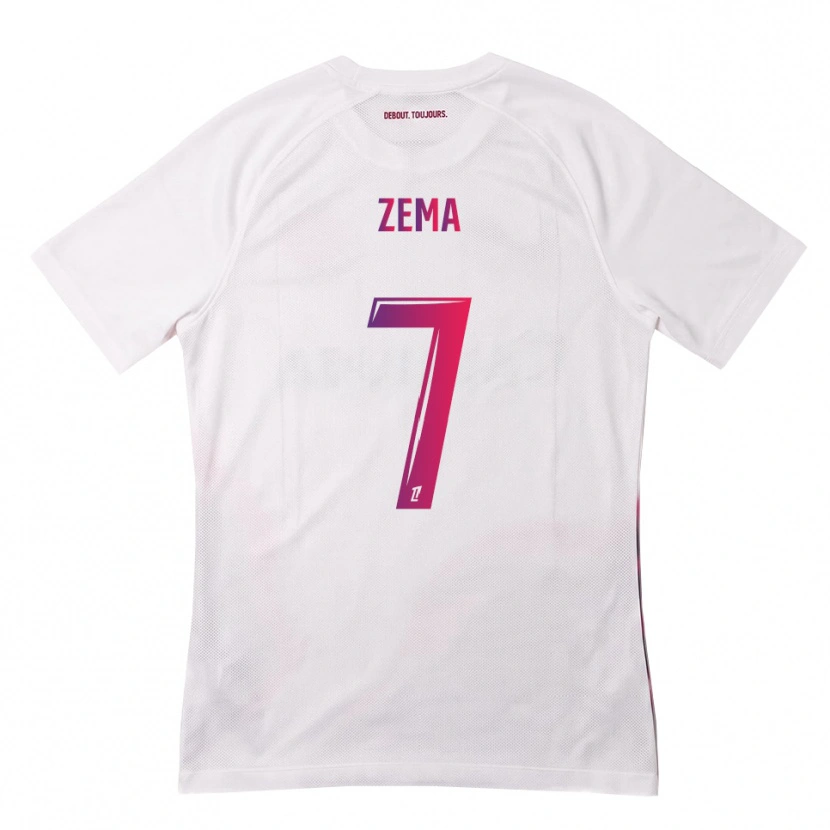 Danxen Herren Darris Zema #7 Weiß Pink Lila Auswärtstrikot Trikot 2026/27 T-Shirt