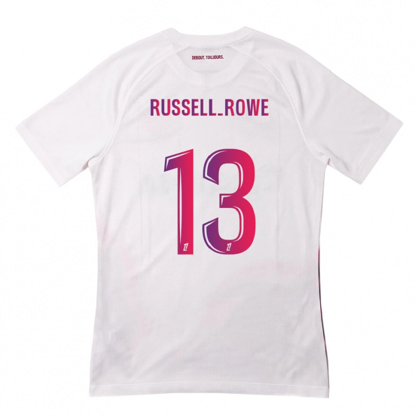 Danxen Herren Jacen Russell-Rowe #13 Weiß Pink Lila Auswärtstrikot Trikot 2026/27 T-Shirt