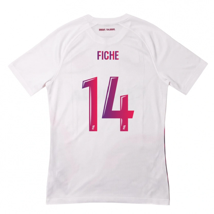 Danxen Herren Anis Fiche #14 Weiß Pink Lila Auswärtstrikot Trikot 2026/27 T-Shirt