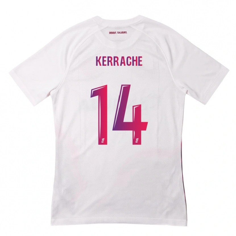 Danxen Herren Marina Kerrache #14 Weiß Pink Lila Auswärtstrikot Trikot 2026/27 T-Shirt