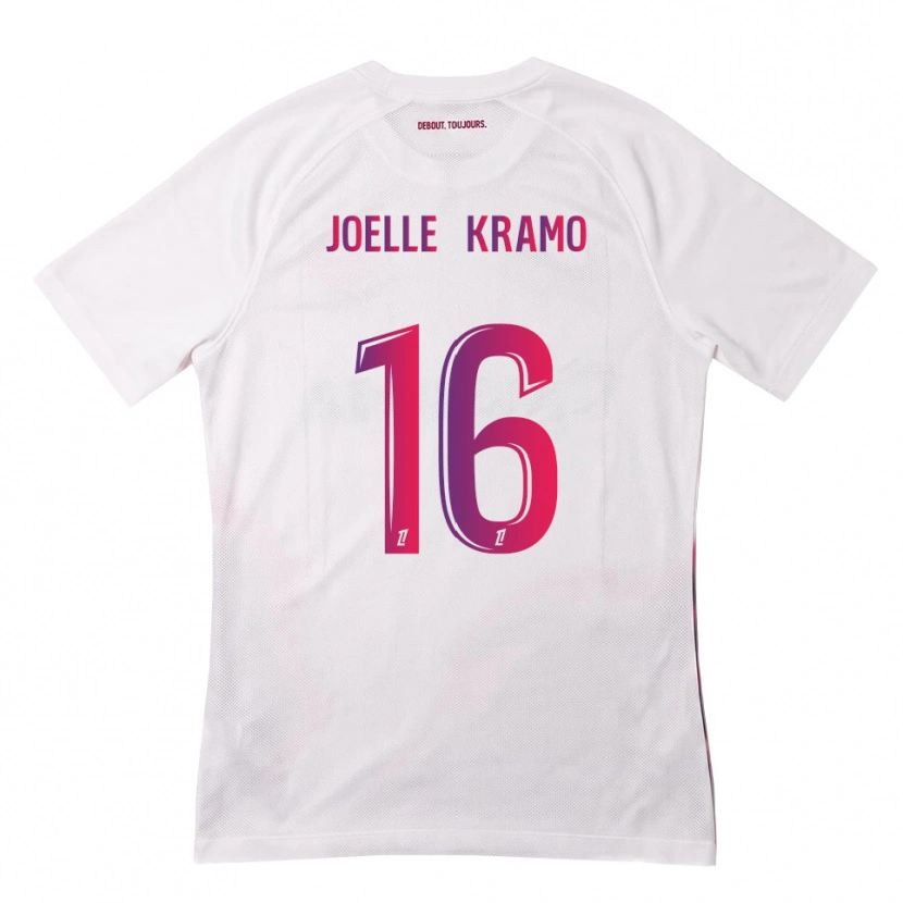 Danxen Herren Marie Joelle Kramo #16 Weiß Pink Lila Auswärtstrikot Trikot 2026/27 T-Shirt