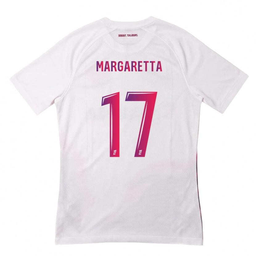 Danxen Herren Jessica Margaretta #17 Weiß Pink Lila Auswärtstrikot Trikot 2026/27 T-Shirt