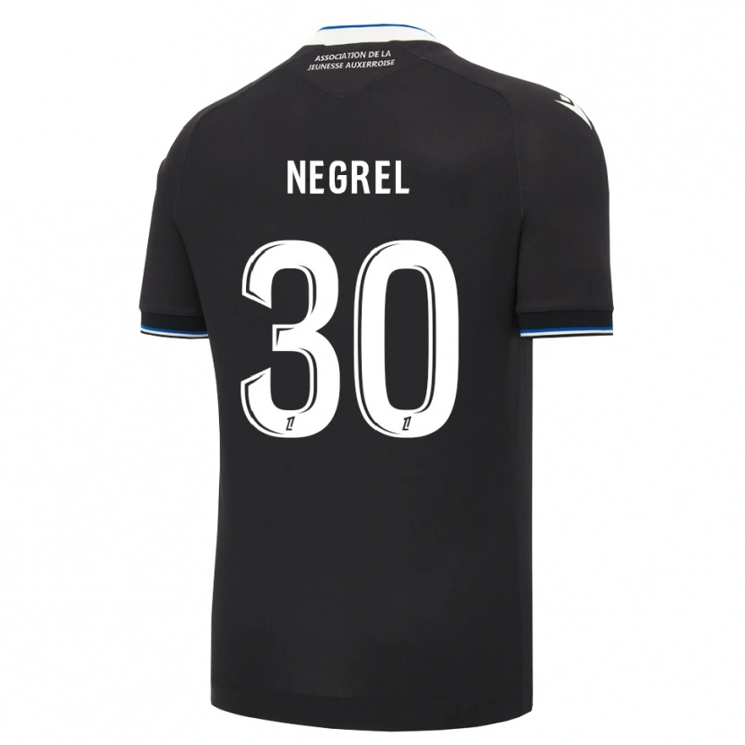 Danxen Herren Tom Negrel #30 Schwarz Blau Weiß Auswärtstrikot Trikot 2026/27 T-Shirt