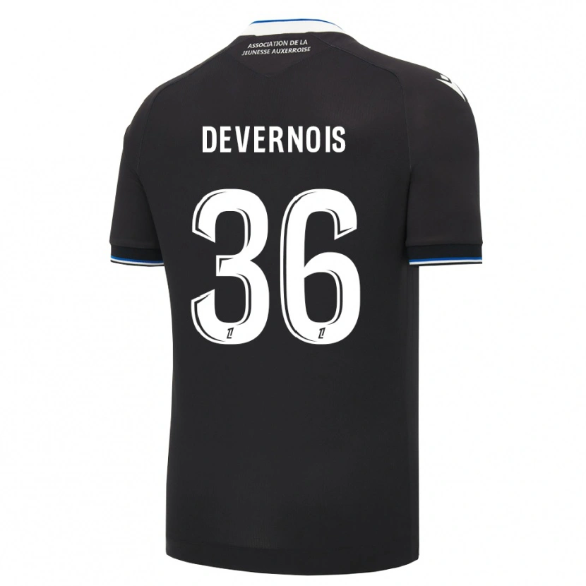Danxen Herren Tidiane Devernois #36 Schwarz Blau Weiß Auswärtstrikot Trikot 2026/27 T-Shirt