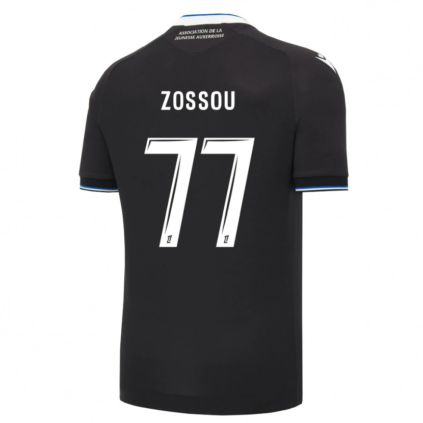 Danxen Herren Aristide Zossou #77 Schwarz Blau Weiß Auswärtstrikot Trikot 2026/27 T-Shirt